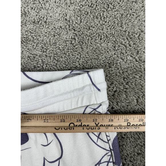 Disney Mickey Mouse Lounge Pajama Pants Womens Large White Drawstring Graphic - Picture 7 of 11